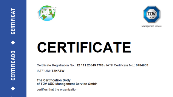 IATF-certificering