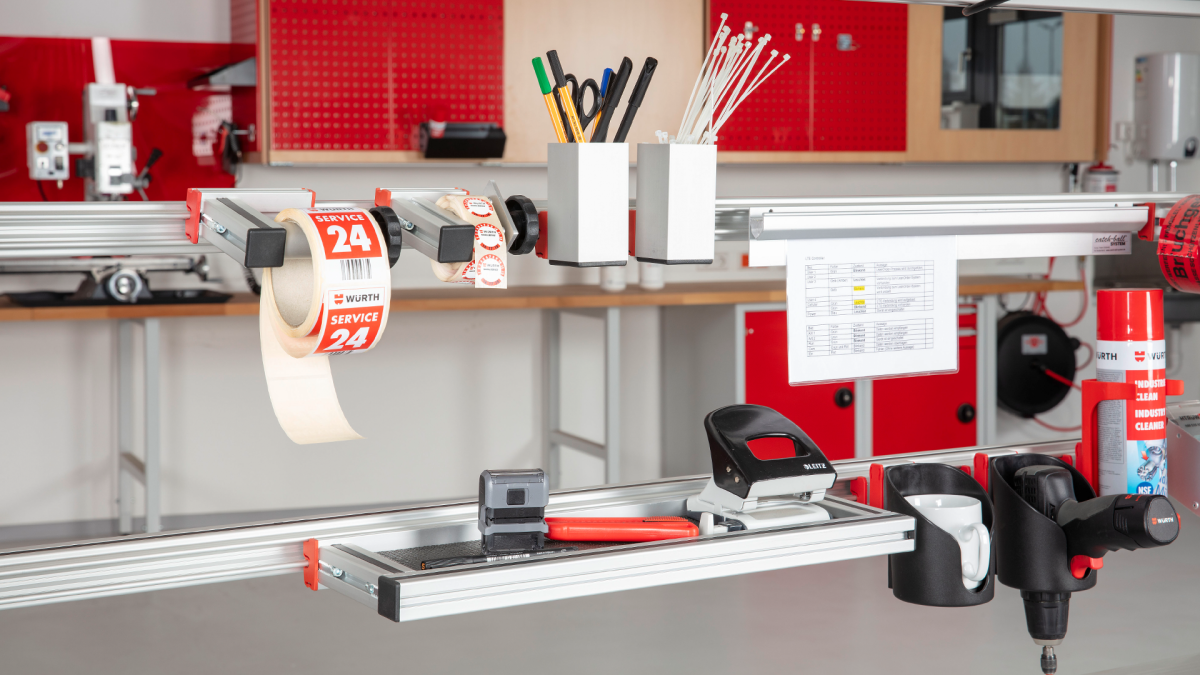 Een werkplek op maat met CLIP-O-FLEX®