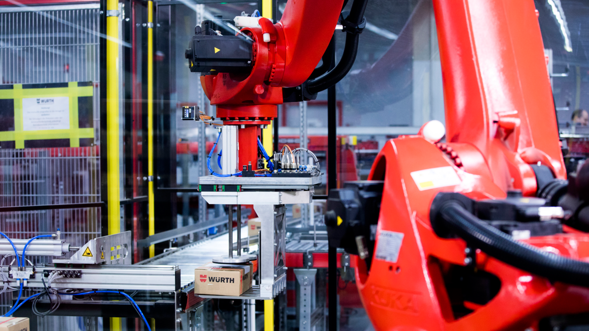 Robots voor geautomatiseerde logistieke processen