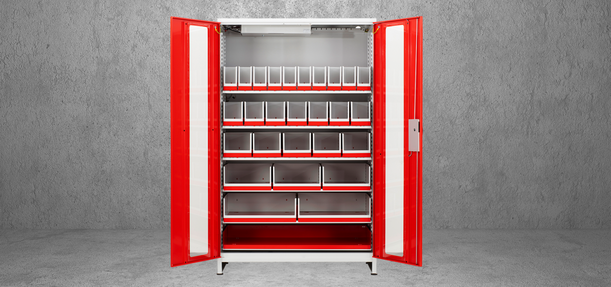 Automaat met weegsysteem